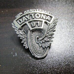 Vintage Daytona Bike Week 1991 50th Anniversary Pin